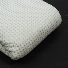 Georgette Embroidery Fabric with Delicate Threadwork & Sequin Highlights – Elegant Sheer Charm