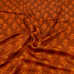 Gajree Color Modal Satin Printed Fabric
