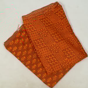 Gajree Color Modal Satin Printed Set (5 Mtr.)