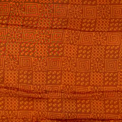 Gajree Color Modal Satin Printed Fabric