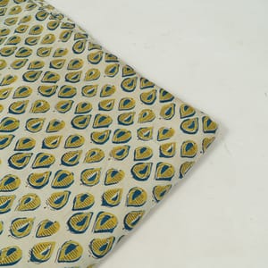 Light Beige Color Modal Satin Printed Fabric