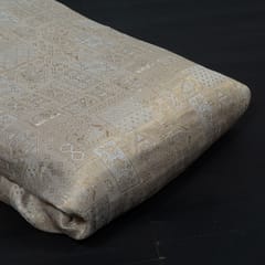 Dyeable Dola Silk Jacquard Fabric