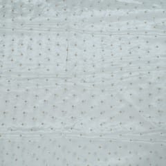 Dyeable Crepe Embroidered Fabric
