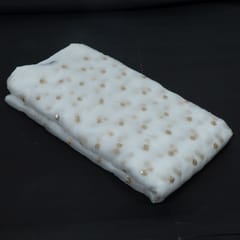 Dyeable Organza Embroidered Fabric