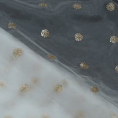 Dyeable Organza Embroidered Fabric