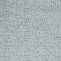 Dyeable Dola Silk Embroidered Fabric