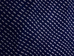 Blue White Abstract Cotton Cambric Fabric