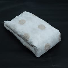 Dyeable Dola Silk Embroidered Fabric