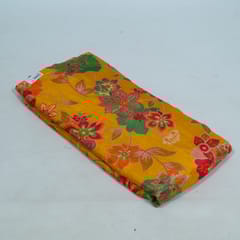 Multi Color Dola Silk Jacquard Printed Fabric