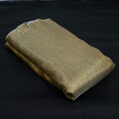 Gold/Antique Color Chanderi Tissue Crush 2D Fabric