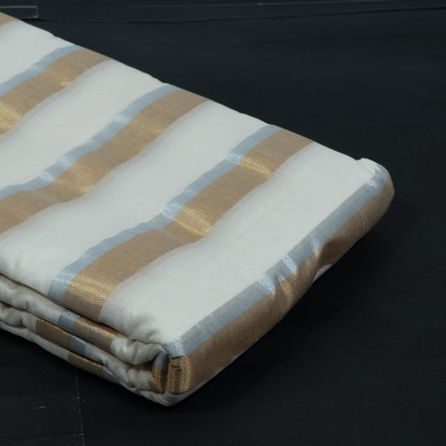 Dyeable Chanderi Zari Fabric