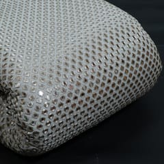 Dyeable Georgette Embroidered Fabric