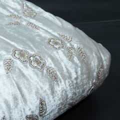 Dyeable Viscose Velvet Embroidered Fabric