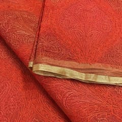 Organza Thread  Embroidered Fabric