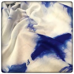 Modal Satin Shibori fabric
