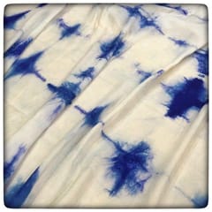 Modal Satin Shibori fabric