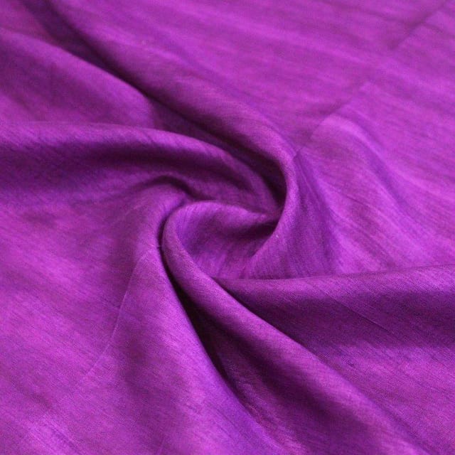 Purple Colour Monga Silk fabric