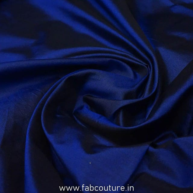 Blue Colour Pure Silk fabric