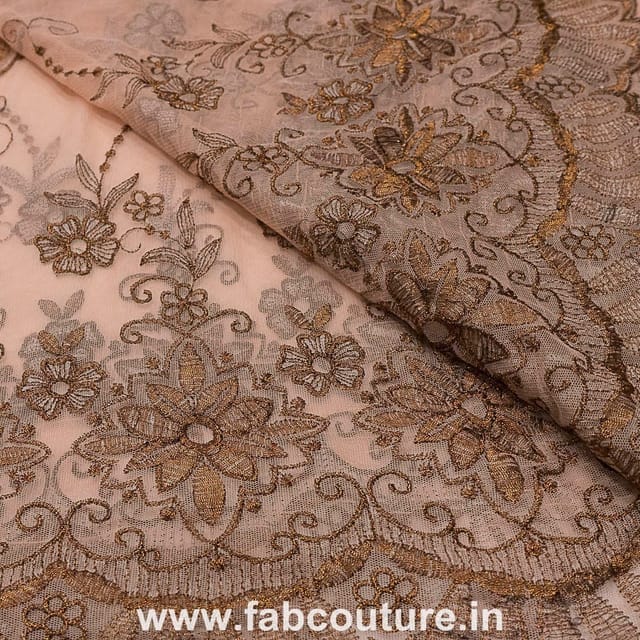 Net Embroidered Fabric