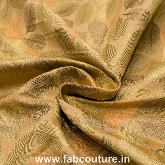 Leaf Pattern Brocade fabric