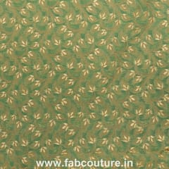 Radium Chanderi Zari Jacquard fabric
