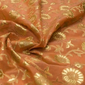 Radium Zari Jacquard fabric