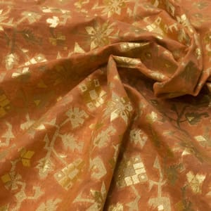 Radium Zari Jacquard fabric