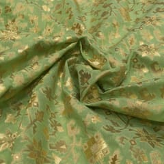 Radium Zari Jacquard fabric