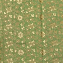 Radium Zari Jacquard fabric