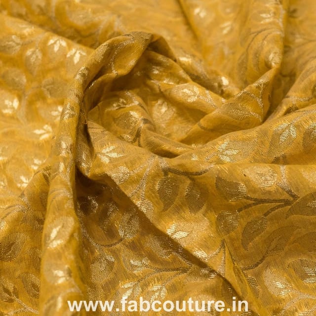 Radium Zari Jacquard fabric