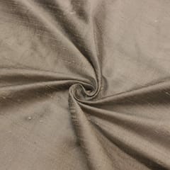 Grey Colour Raw Silk fabric