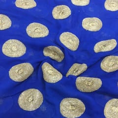 Georgette Embroidered Fabric