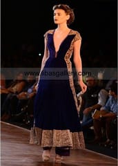 Royal Blue Micro Velvet fabric