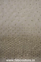 Net Sequins and Pearl Embroidered Fabric