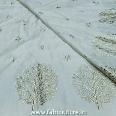 Dola Silk Embroidered Fabric