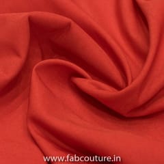 Red Colour Cotton Lycra fabric
