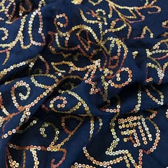 Chinon Chiffon Embroidered Fabric