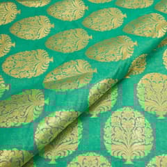 Brocade Marigold fabric