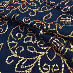 Chinon Chiffon Embroidered Fabric