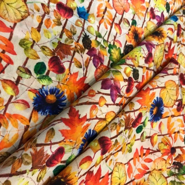 Digital Crepe Printed Fabric