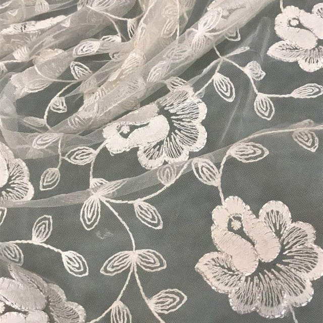 Net Sifly Embroidered Fabric