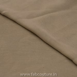 Taupe Colour Viscose Crepe fabric