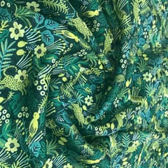 Satin Georgette Printed Fabric