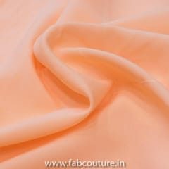 Peach Colour Butter Silk fabric