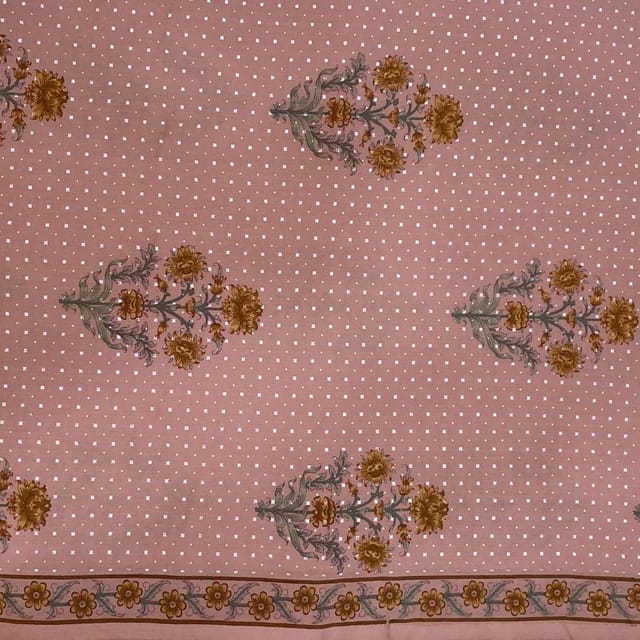 Gajree Color Cambric Printed Fabric