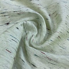 Sea Green Chanderi Multi Slub Fabric