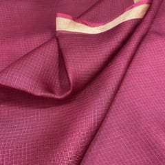 Wine Kota silk fabric