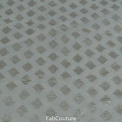 Kora Cotton Dyeable Sequins Embroidered Fabric