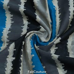 Multi Colour Chanderi Printed Fabric