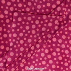 Maroon Colour Chiffon Digital Printed Fabric